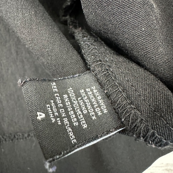 Torrid Stretch Blazer Womens Size 4 Studio Lexington Millennium Black Ruched - Picture 11 of 11